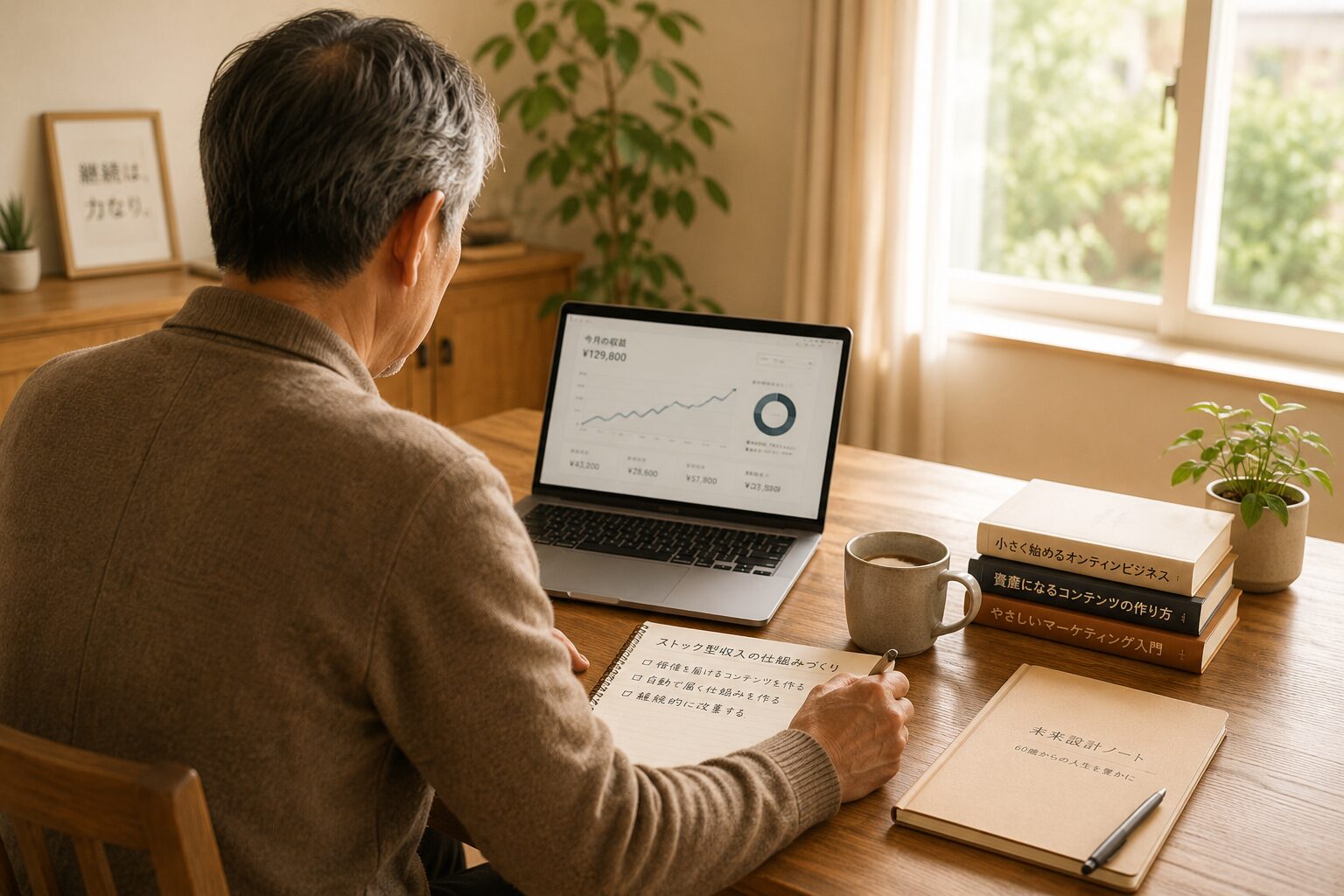 55歳独立に向けたストック型収入の作り方｜体が動かなくても収入が止まらない仕組み